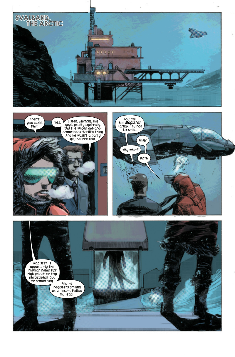Illustration for article titled Exclusive Marvel preview: Warren Ellis goes Inhuman for Karnak #1